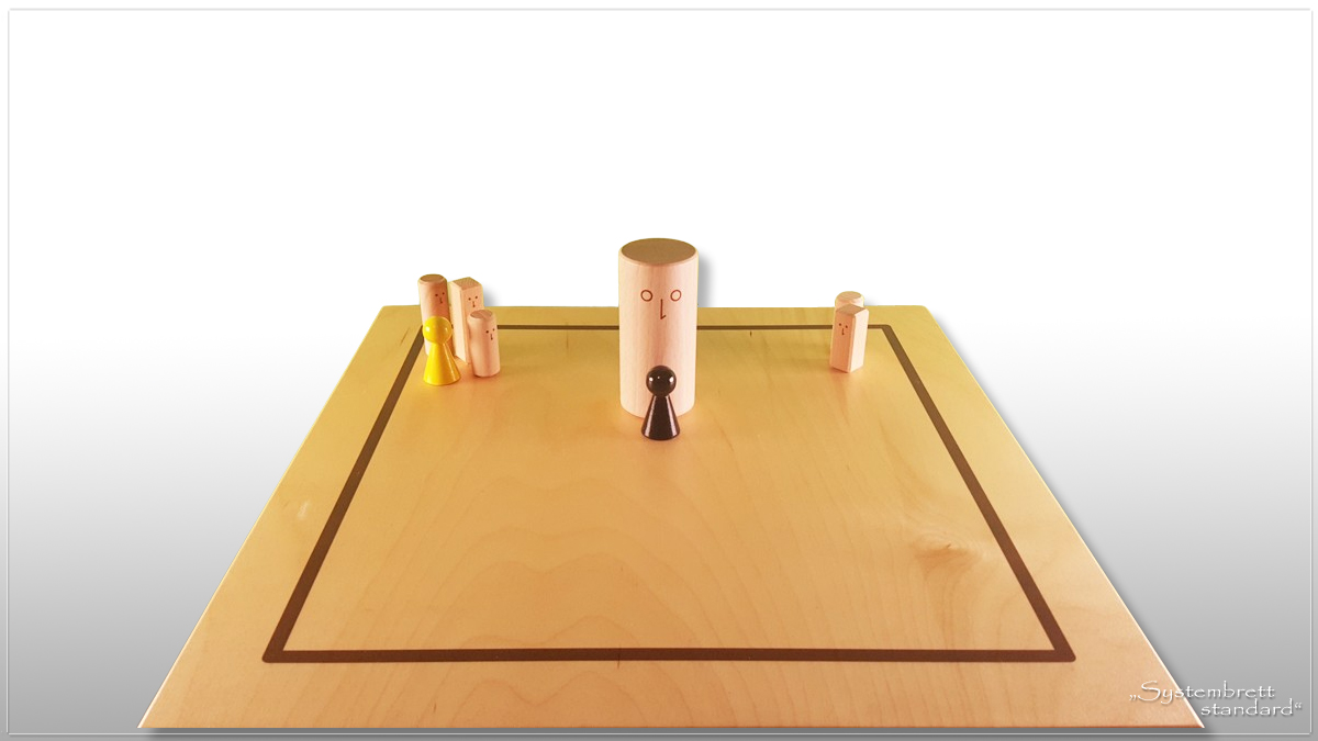 www.systembrett.at &middot; Systembrett-Artikel &middot; &bdquo;Systembrett standard&rdquo; im Format 45 x 45 Zentimeter inklusive 24 unbehandelten Holzfiguren aus massiver Buche