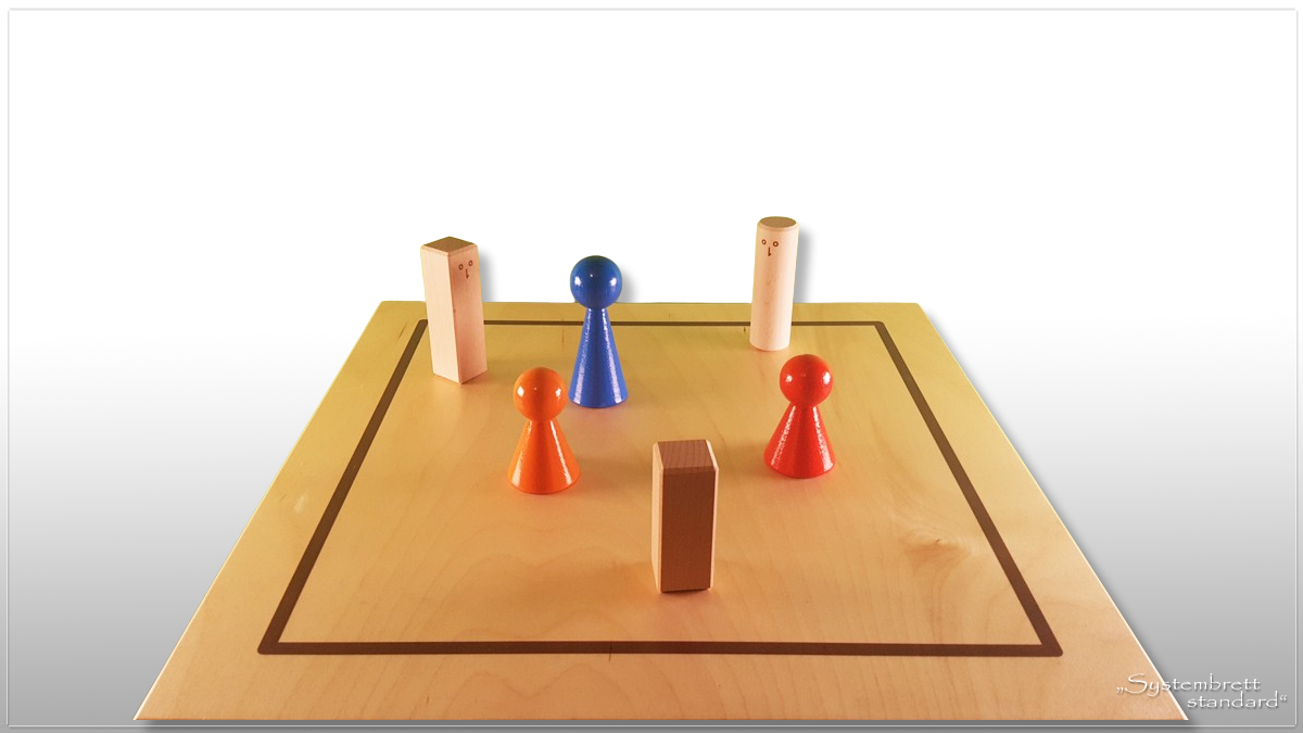 www.systembrett.at &middot; Systembrett-Artikel &middot; &bdquo;Systembrett standard&rdquo; im Format 45 x 45 Zentimeter inklusive 24 unbehandelten Holzfiguren aus massiver Buche