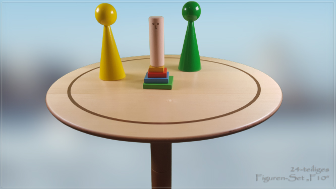 www.systembrett.at &middot; Systembrett-Artikel &middot; 24-teiliges, naturfarbenes Figuren-Set &bdquo;F10&rdquo;