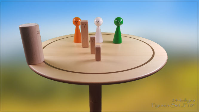 www.systembrett.at &middot; Systembrett-Artikel &middot; 24-teiliges, naturfarbenes Figuren-Set &bdquo;F10&rdquo;