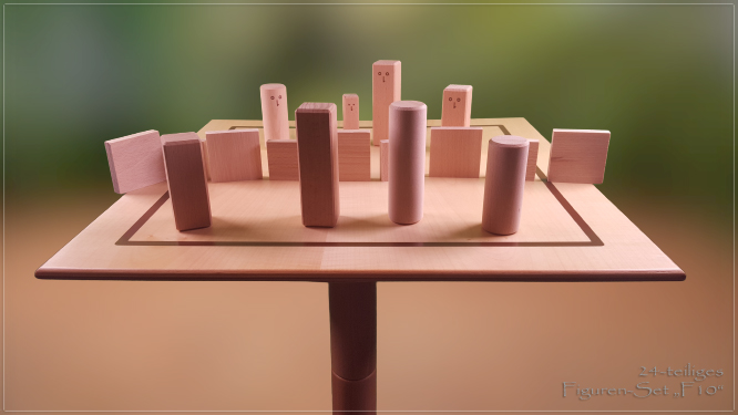 www.systembrett.at &middot; Systembrett-Artikel &middot; 24-teiliges, naturfarbenes Figuren-Set &bdquo;F10&rdquo;