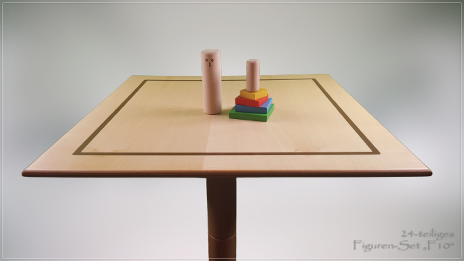 www.systembrett.at &middot; Systembrett-Artikel &middot; 24-teiliges, naturfarbenes Figuren-Set &bdquo;F10&rdquo;