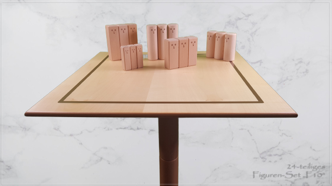 www.systembrett.at &middot; Systembrett-Artikel &middot; 24-teiliges, naturfarbenes Figuren-Set &bdquo;F10&rdquo;