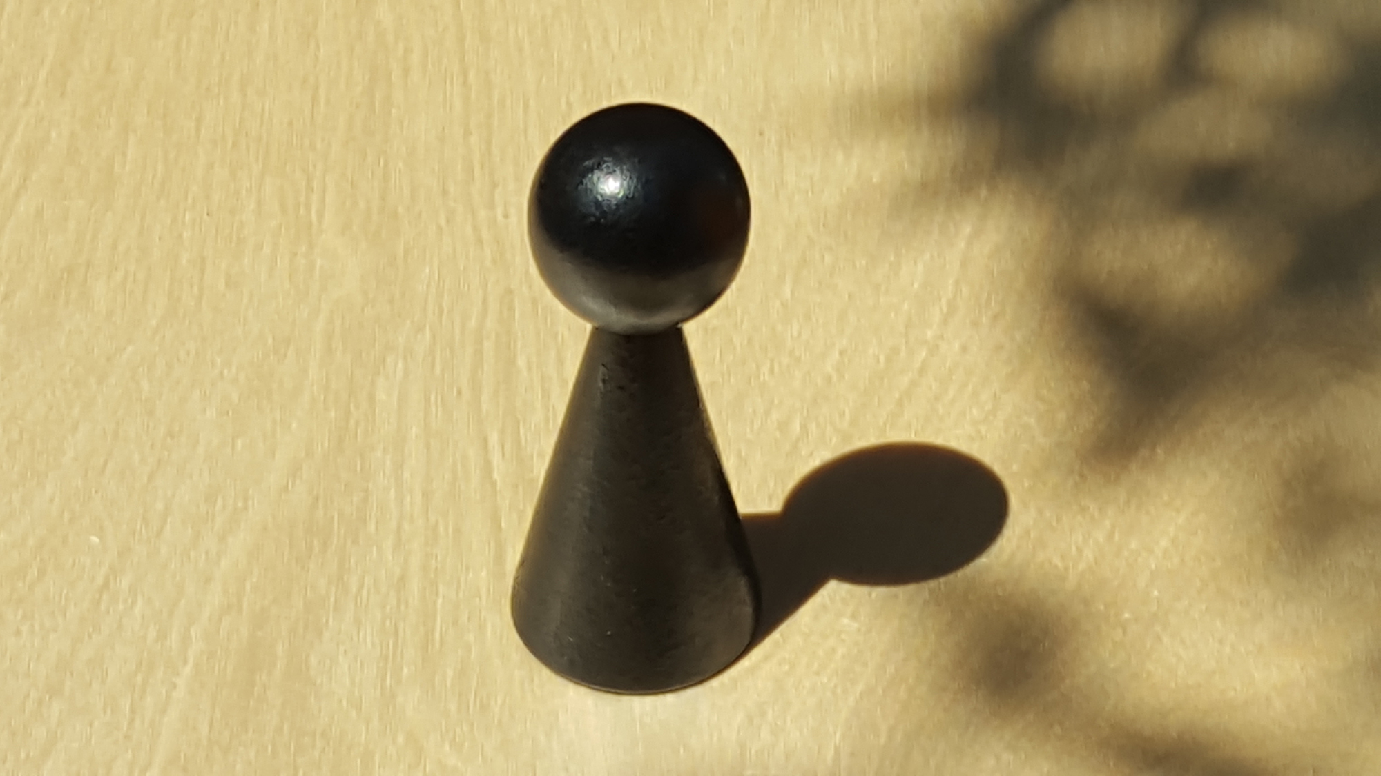www.systembrett.at · Systembrett-Artikel · Einzel-Figur 10 cm in schwarz (ohne Augen);